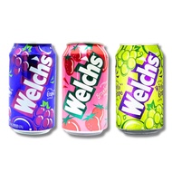 Welch's Sparkling Fruity Soft Drink( 355ml ) - Strawberry, Grape, White Grape Sparkling fresh Fruit 