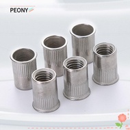 PEONYSG 10pcs Stainless Steel Rivnut  Rivet Nut Tool Set Threaded Rivet