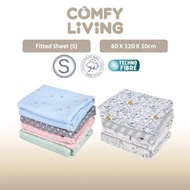 Comfy Living Fitted Sheet Mattress Cover (S) - 60 x 120 x 10cm