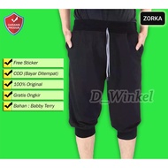 Jogger Pants Joger Pants 7/8 Sontog Men's Training Pants Running Gym Black Jumbo Plain Thick