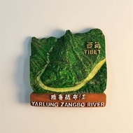 China Tibet Yalu Tibetan Bujiang Canyon Tourist Souvenirs Crafts Magnetic Refrigerator Stickers 318 
