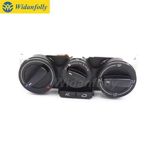 Widanfolly A/C Heater Control Panel Climate Control Assembly For Passat B5 Bora Golf 1J0820045F 1J0 