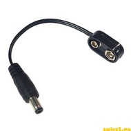 zwinz2 9V  Clip Converter Power Cable Snap Connector Pedal Effect Male Cable 9Volt Power Supply Cabl
