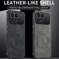 Suitable for Xiaomi 17/15/14 POCO F8/F7/X7/M7/C85 ultra Magnetic Phone Case Lightning Nepa Grain Mag