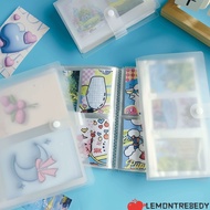 LEMONTRE8EDY Transparent Photo Album, 3inch INS PP Collect Book, High Quality Frosted Interstitial M