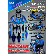 COVERSET YAMAHA Y15ZR V1/V2 DESIGN DOXOU DPBMU DX-1-1 / DX-1-2 TANAM KILANG VELOZI