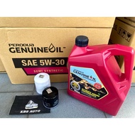 PERODUA 5W30 Semi Synthetic Engine Oil (4L) Myvi Alza Bezza Aruz Avanza 5W-30 (With Oil Filter) PINK