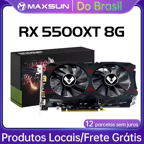MAXSUN AMD Series Radeon RX580 8G Graphics Cards RX5500XT Video Card RX6500XT 4G RX5700 for Gaming C