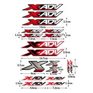 XADV สติ๊กเกอร์ฮอนด้า X-ADV 750แผงด้านข้าง Stiker Motor ตกแต่งอย่างสวยงามแผ่นป้องกันสัญลักษณ์แฟริ่งสติ๊กเกอร์ติดกระจกรถยนต์ด้านหน้ารูปลอก