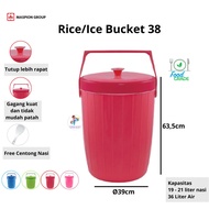 Rice Ice Bucket Termos Nasi Es 38 liter Maspion