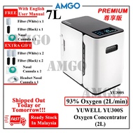 AMGO YUWELL [2L] YU300S Portable Oxygen Concentrator YU300 尊享版 Oxygen Generator Oxygen Ventilator Sp