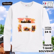 FRANCE LONG-SLEEVED SOUVENIR T-SHIRT 22 WEAR NATIONALTAG ASAL FRANCE COTTON 24S SOUVENIR PREMIUM GIF