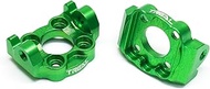 TREAL Aluminum 7075 Front C Hubs Spindle Carrier Set (L/R) 0 Degree for 1/18 Mini LMT(Green)