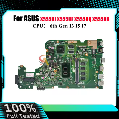 X555UJ Laptop Motherboard For ASUS VivoBook X555U FL5800U X555UF X555UJ F555U A555U X555UB X555UQ K5