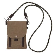 [Gimmaster] G933663 Rock Young Cross Phone Pouch Shoulder Bag Square Pochette (46 Olive)