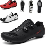 huas Breathable bicycle shoes provide men's and women's hard Elles, mountain road bike locking shoes, outdoor sports Cycling Shoes