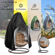 Nobleflying Hanging Chair Cover With Zipper Anti UV Sun Protector Outdoor Garden Swing Chair Waterproof Rattan Seat Furniture Cover SG