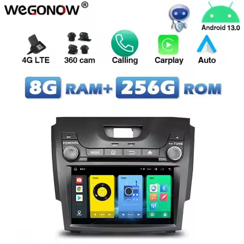 720P SIM Car DVD Player Carplay Auto Android 13.0 8G+256G Wifi Bluetooth RADIO GPS For Chevrolet Col