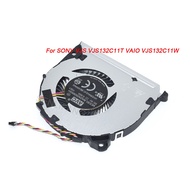VJS New For SONY VJS132C11T VAIO VJS132C11W DC5V 0.50A BAZA0506R5H Y001 4Pin Laptop CPU Cooling Fan 