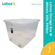 Lotuss Storage Box W Wheels 105L 9908Nc