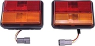 Solarhome 2X 12V Signal Lamp 172-6490 Compatible with Caterpillar C2.2 C3.3 C3.4 C3.8 3054 3044C 305