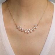微笑麥穗 珍珠項鍊 天然淡水珍珠 微笑鍊 氣質典雅