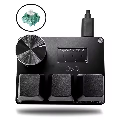 For Geometry Dash OSU Mini Music Game Keyboard SayoDevice O3C Rapid Trigger Gateron Jade Pro Magneti