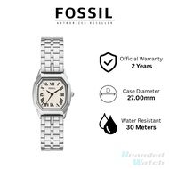 [Official Warranty] Fossil ES5363 Women's Harlow Three-Hand Stainless Steel Watch 27mm Water Resista