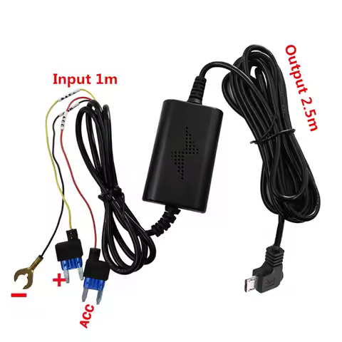 Parking Surveillance Cable for 70mai 4K A800S A500S D06 D07 D08 M300 Hardwire Kit UP02 for Car DVR 2