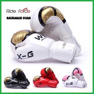 Code E56U taffsport wsd Glove Boxing Gloves MMA UFC Boxing Muay Thai Leather Glove 6oz 8oz 1oz And 12oz WSD85 Black