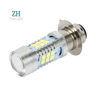 H6 Single-Claw Motorcycle 3030 21SMD Led Headlight  Light Lamp Bulb 1200LM White 21W