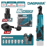 DAGMARA DRW12 Cordless Electric Ratchet Wrench Set Power Ratchet Tool Kit With Lithium-Ion Battery (