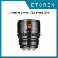 7Artisans 35mm T/2.1 Prime Cine Lens Black