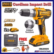 ♙┇▨Ingco Cordless Impact Drill 20v CIDLI200215