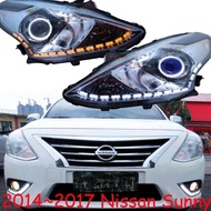 Car Head Light For Nissan Sunny Headlight Almera 2010~2013/2014~2017y