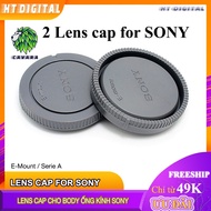 Lens Cap Body Cap and Front and Rear Lens for Sony Mount A / E Mount A6000 6300 A7 RX100..