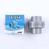 PVC Watermur SOLIGEN 1 1/ 4" Water Mur Pump Union Fitting 1.25 Inch 1.25 Inch 1.25 Inch 1.25 Inch