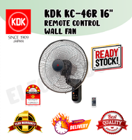 KDK KC-4GR Remote Control Wall Fan 16" , KDK KU408/Panasonic FMU408 16" Wall Fans 3 Speed Pull Switc