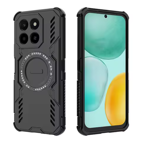 Breathable Heat Dissipation Magnetic Phone Case For Honor X6C X7C X8C Four Corner Shockproof TPU Fra