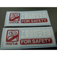 STICKER KERETA DAIHATSU MIRA PERODUA KANCIL TURBO L gino L5 L200S L2S L512 L2 TRXX AVANZATO CAR STIC