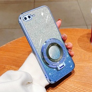 For iPhone 6 6S Plus 7 Plus 8 Plus SE2020 iPhone X XS Max XR Bracket Gradient Glitter Ultra-thin Sof