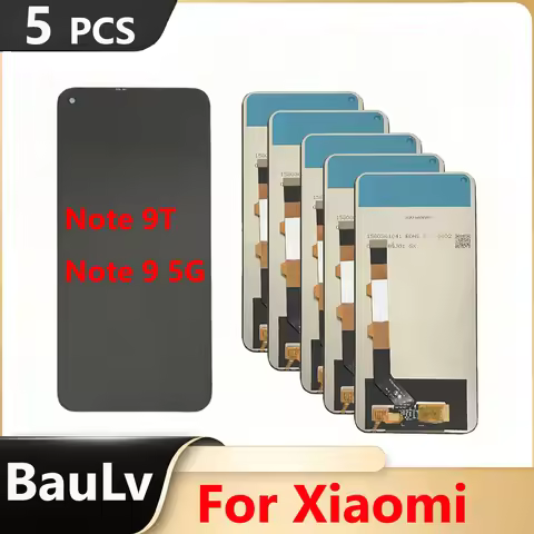 Wholesale 5 Pieces/Lot LCD For Xiaomi Redmi Note 9T Display Touch Screen M2007J22G M2007J22C Assembl
