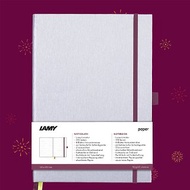 【客製服務】LAMY 鋼筆用硬式A6筆記本 / notebook恆星系列 銀紫