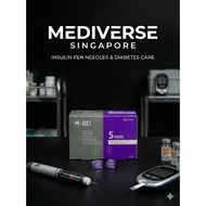 5mm Pen Micro Needles 100s - 5 mm 31G Microfine Ultrafine BD Fine Ultra