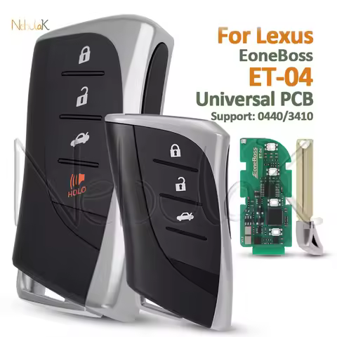 Keyless ET-04 Universal Key Fob 4D 8A For Lexus LC LS500 LS500H UX ES300H ES200 EoneBoss Smart Bluet