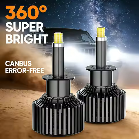 Carlke H1 H7 Led Bulb 360 Canbus Ice H3 H4 H8 H9 H11 D2H Auto Lamp Headlight 8-Sided 9005 Hb3 9006 H