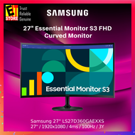 Samsung S3 S36D 27 Curved / 32" Curved FHD 1920x1080 / 100Hz Refresh Rate - LS27D360GAEXXS 1800R Cur
