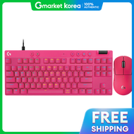 Logitech G-Shura2C g Pro X Superlight Pink + Tkl Rapid Pink Mouse Keyboard Gaming Set