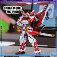 New Daban 6601 Mg 1/100 Mbf P02 Astray Red Frame Assembly Model Kits Anime Action Figure Robot Plast