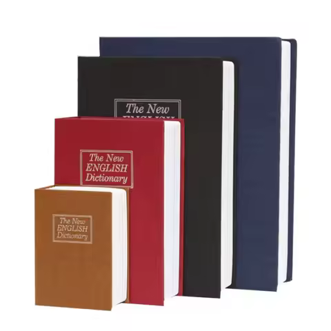 Dictionary Mini Book Safe Security Key Locker Money Hidden Secret Safe Key Safe Box Cash Money Coin 